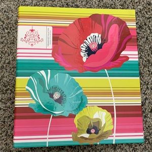 1.5 inch Binder, floral design, multi color